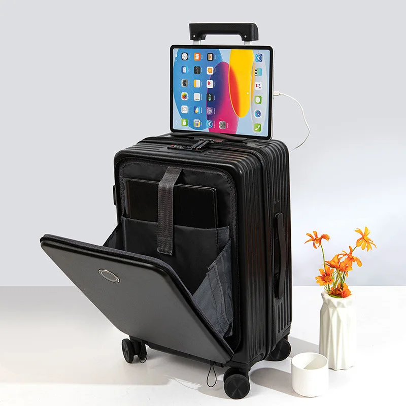 Most Popular Unisex Expandable PC+ABS Hard Shell Luggage Suitcase with Spinner Caster for Travel