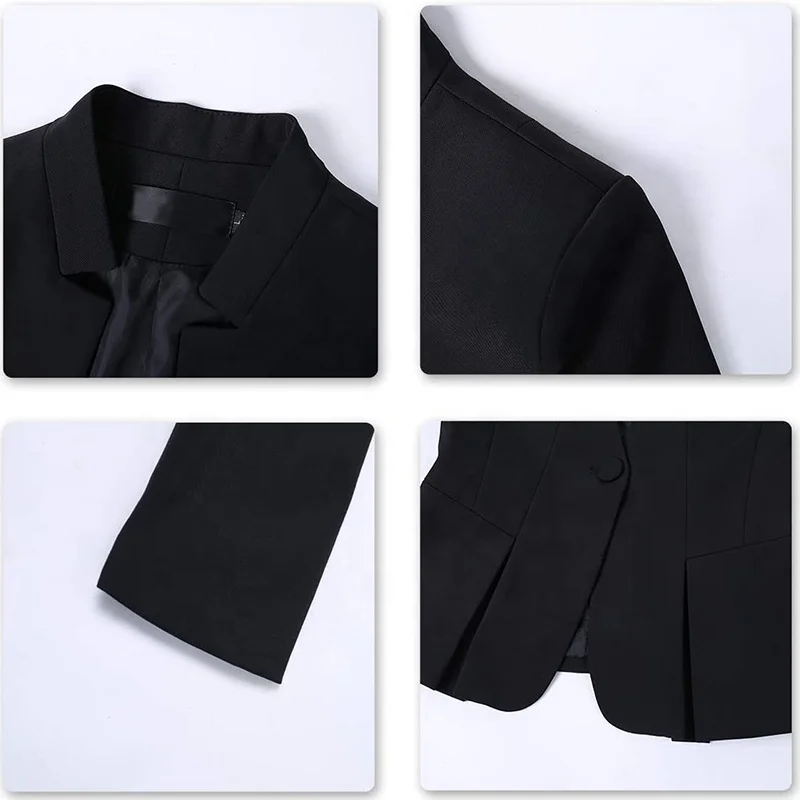 Womens Official Skirt Suits Professional Attire Office Blazer Work Pants Bridal Pantsuit Korean Clothes Business Suit