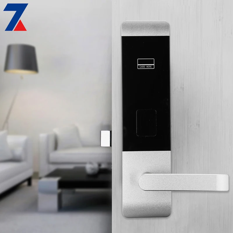 High Security Biometrics digital double sided password key card hotel door smart locks