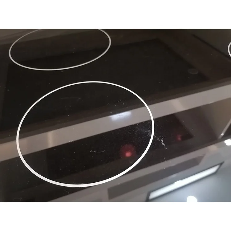 Ceramic glass table 1750w 1200w 220v 2 burner flame furnace stove 2 electric burner gas electric hob