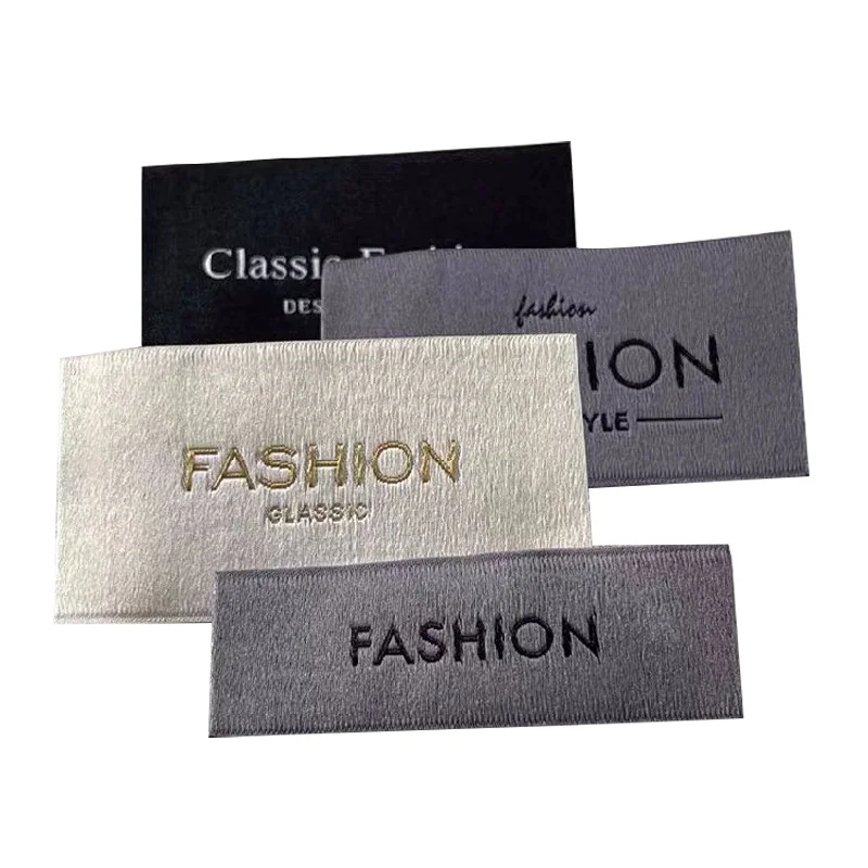 Clothes Tags Custom Clothing Label Manufacturer Neck Label Woven Garment Labels