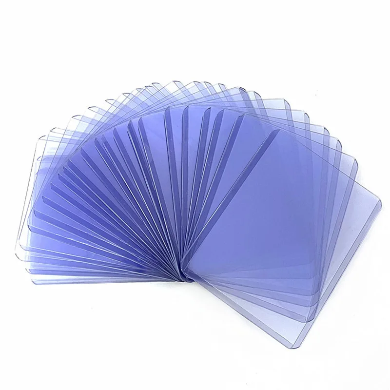 Low Price 3X4  Inch Trading Card Protective Sleeves 35 PT To 360 PT Super Clear Thick Holder Top Loaders Sports Card Holder