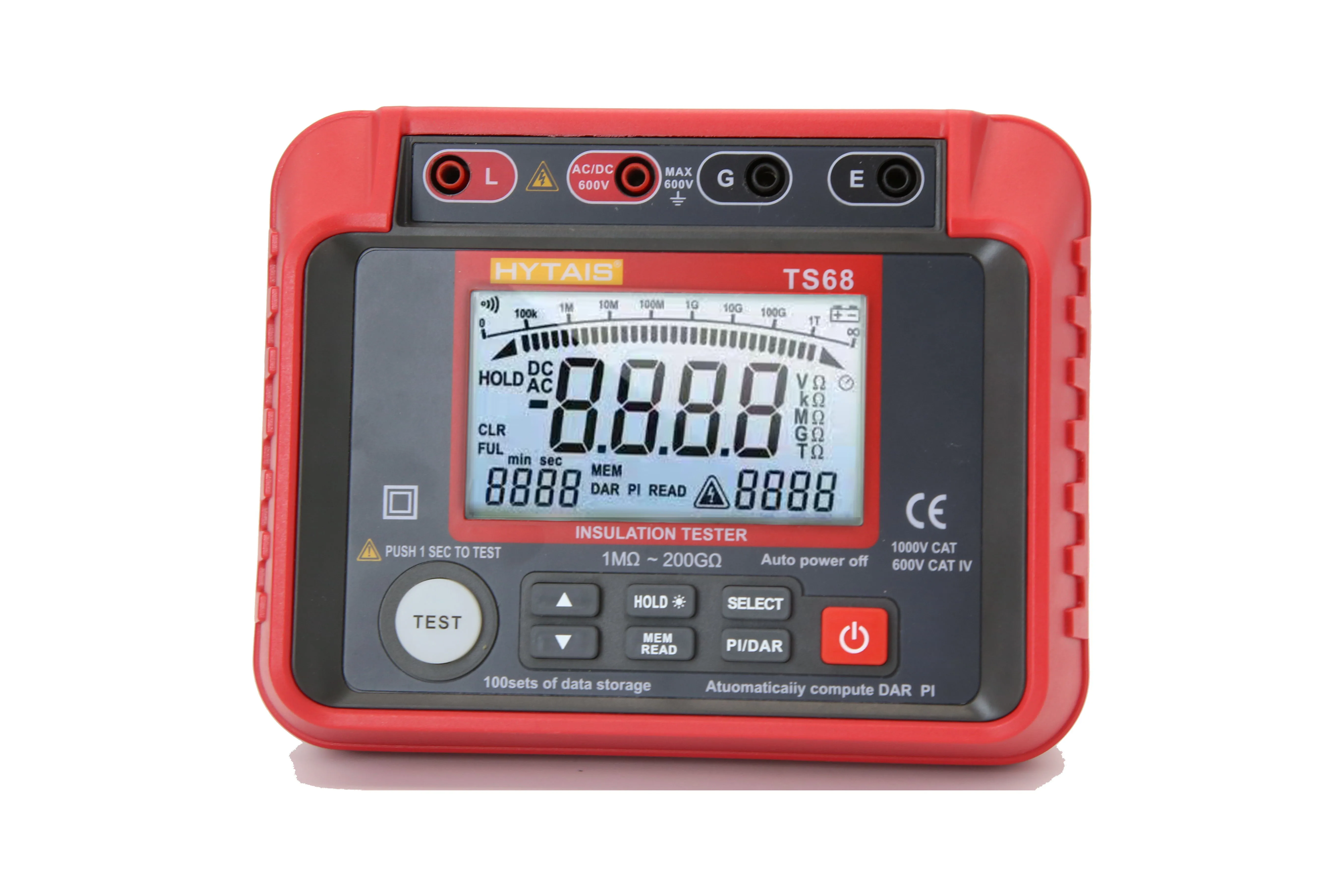good quality digital multitester meter  Display Insulation Megger Meter Multimeter meter battery resistance