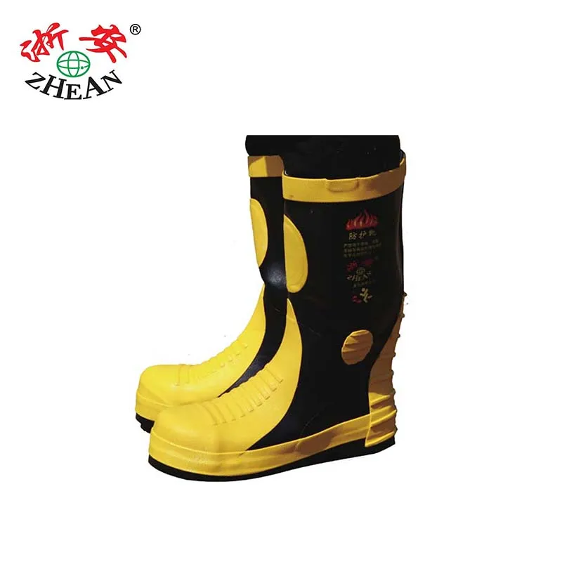 Лидер продаж высокие лодыжки безопасности обувь для пожарного борьба