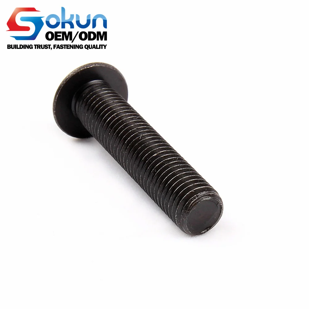 Anti-Loosening Socket Button Screw ISO 7380 Compliant Available Steel Stainless Steel Brass Aluminium Zinc Plated Metric M3 M5
