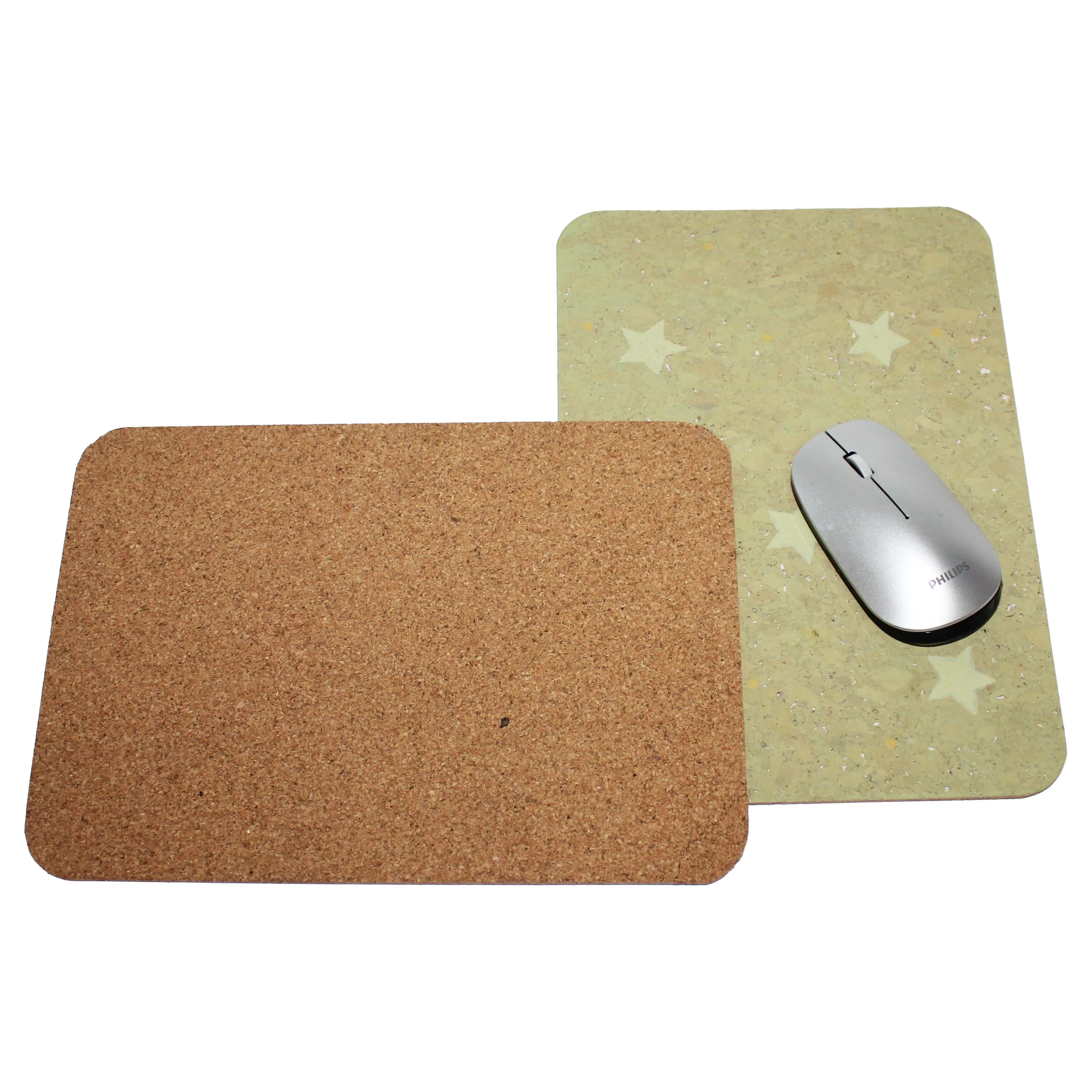Natural Wood Eco-friendly Anti-Slip Waterproof Gaming Mouse Pad for Kids and Adult