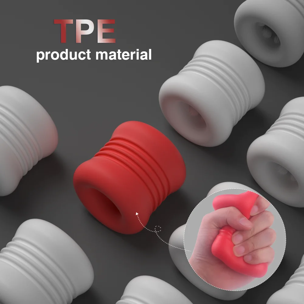 s380 Mini Hamburg Penis Masturbator Men Masturbating Tool with Soft TPE Material masterbation pour les hommes