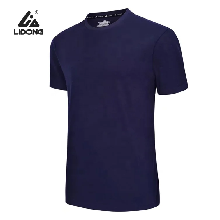 LiDong Sublimation blank fitted t-shirt wholesale custom printing Fashion casual t shirt