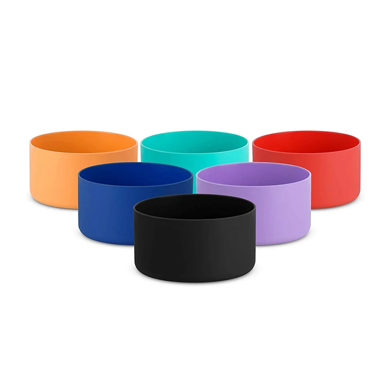 32 40 OZ Reusable Cup Stainless Steel Flask Bottle Bottom Boot Cover Silicone Sleeves