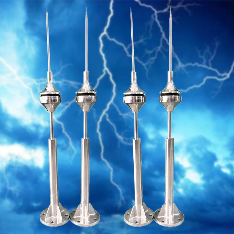 Low MOQ Lightning Rod Manufacturer Wholesale Stainless Steel ESE Lightning Rod For Lightning Protection Grounding System