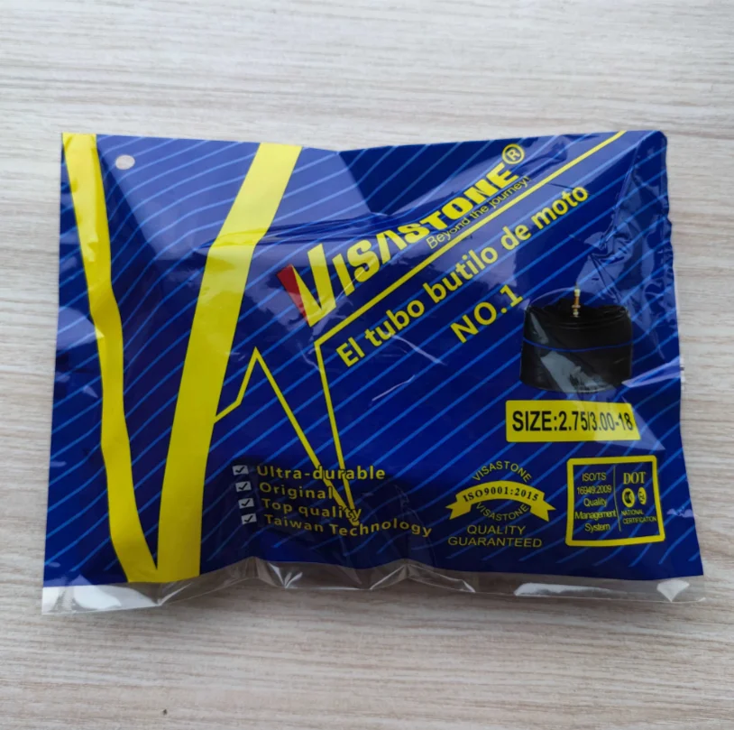 
FACTORY! VISASTONE BRAND MOTORCYCLE /TRICYCLE NATURAL RUBBER AND BUTYL INNER TUBE / BUTYL TUBE FOR MOTORCYCLE 