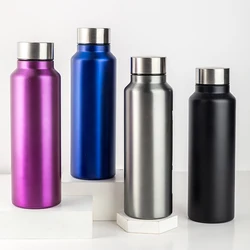 Eco-Friendly Customized Logo Sublimation Drinking BPA Free Single Wall Stainless Steel Water Bottle 500ml 750ml 1000ml