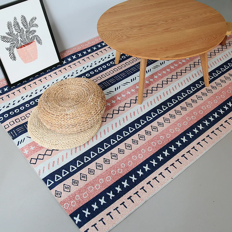 Customized traditional snazzy flannel nap floor rugs kilim carpet