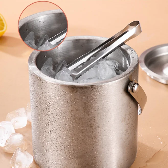 Hot Sale Stainless Steel Champagne Beer Ice Bucket Beer Buckets Barrel Ice CoolerWine Bottle Metal Bucket