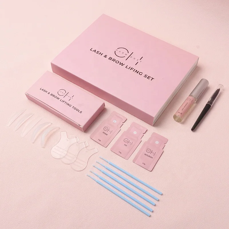 Lash Lift & Tint Kit 4 In 1 solution Perming Eyelash Lifting Sachets No Skin Irritation Eyelash Perm Eyebrow Lift Kit