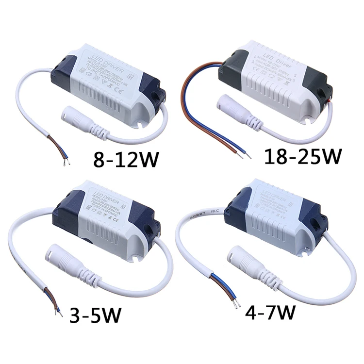 12-18W led panel light 18w driver power supply to 36 volt 36-72V DC 300mA 280mA constant current panel light 12W 18W led driver