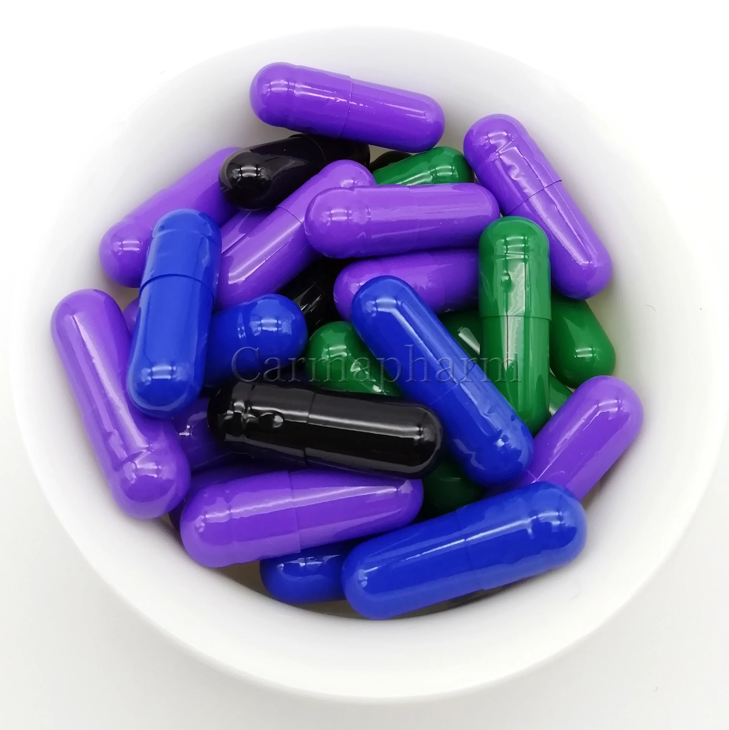 Top Quality Customized color halal empty gelatin capsules size 2