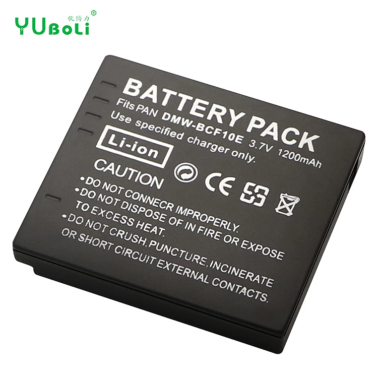DMW-BCF10 DMW BBCF10 DMWBCF10 DMW-BCF10E CGA-S009 Camera Replacement Battery for Panasonic Lumix DMC-FH3 FX48 FX75 FS6 FS7