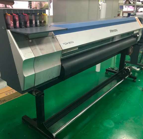 1 8 м/72 дюйма б/у Mimaki TS34-1800A сублимационный принтер с 2