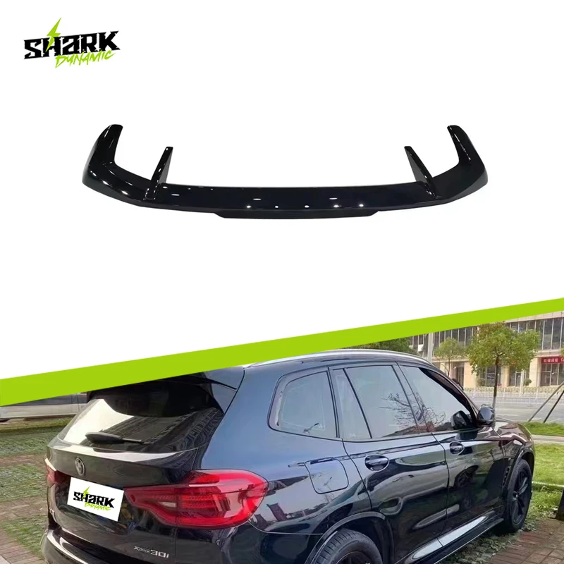 Задний спойлер MP Style глянцевый черный пластиковый на крышу багажника для BMW X3