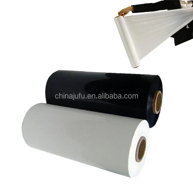 agriculture LLDPE green white silage film grass hay wrapping protective plastic cover