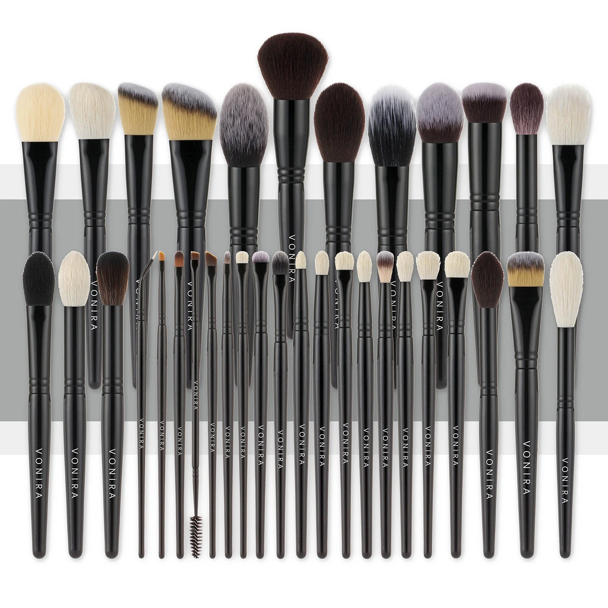 Vonira Beauty Professional 35 Pieces Makeup Artist Luxury Makeup Brush Set With Custom Print Logo Make up Brushes