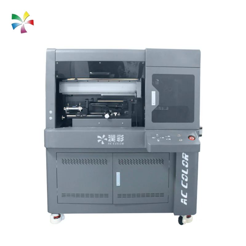 Inkjet UV Cylindrical High Speed Digital Cylinder 360 Degree Rotary UV Printer For Bottles