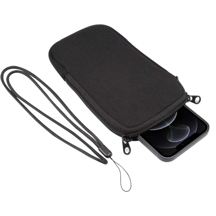 Universal Cell Sleeve Mobile Bag with Zipper Neoprene Phone Bag for Huawei Mate 20X Honor 8X Max 7.2 inch