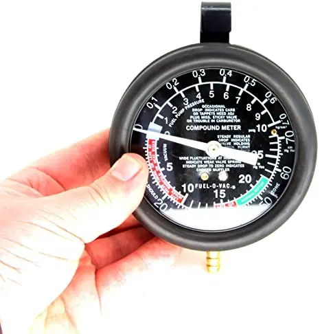 Car Vacuum and Fuel Pump Tester Gauge Kit Fuel Pump Pressure & Vacuum, Carburetor Intake Manifold, & Vacuum Test