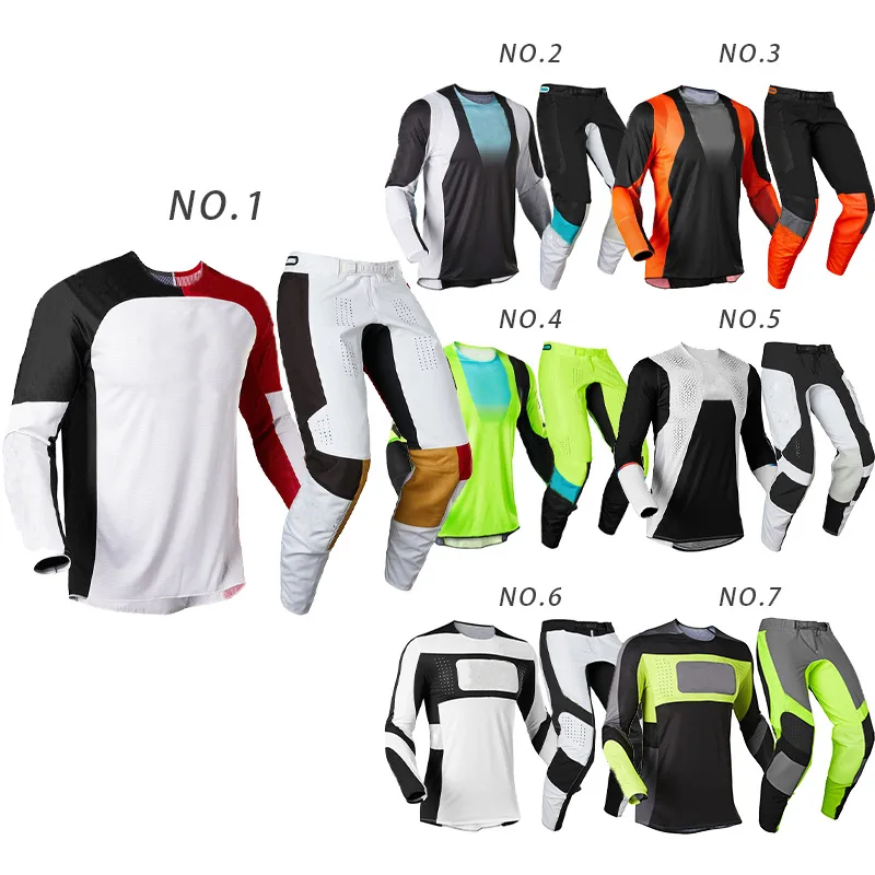 Мужской комплект одежды из джерси и брюк MX Combo 180 для мотокросса Bmx внедорожного велосипеда костюм квадроцикла комплекты эндуро 360