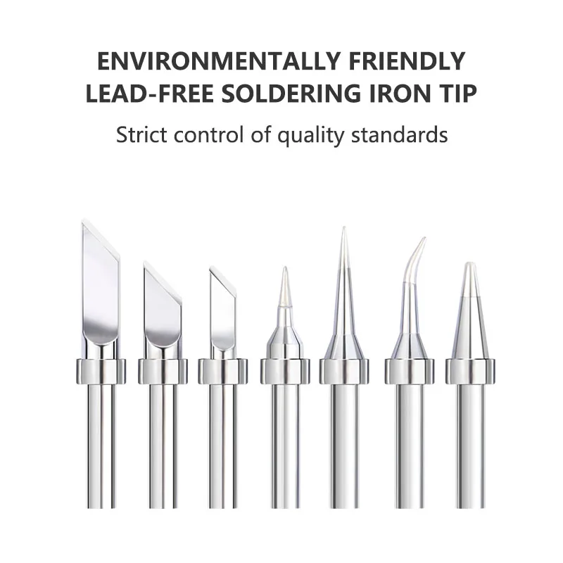 Pure copper 200 series welding tip high frequency durable knife cone chisel head welding tool Soldering iron head