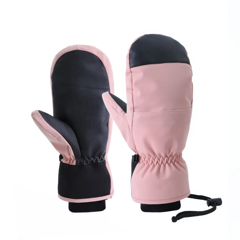 2023 New Design Ski Mittens for Men & Women Winter Snow Mitts Touch Screen Waterproof Winter Ski Gloves