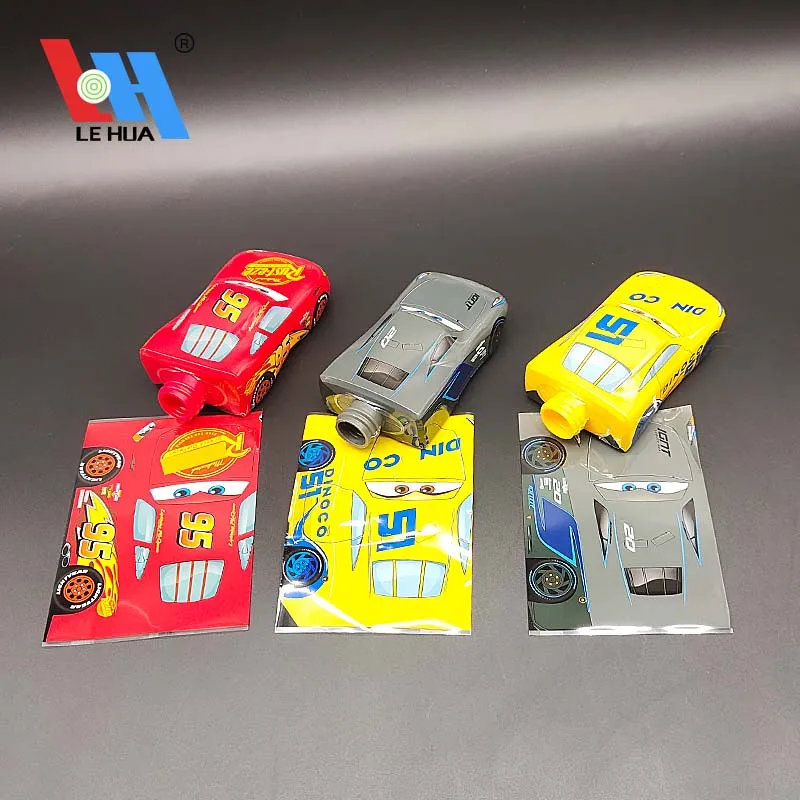 Gravure Printing PVC PET Shrink Wrap Label Sleeve For Car Shaped Lotion Shampoo Body Wash Conditioner Bottle