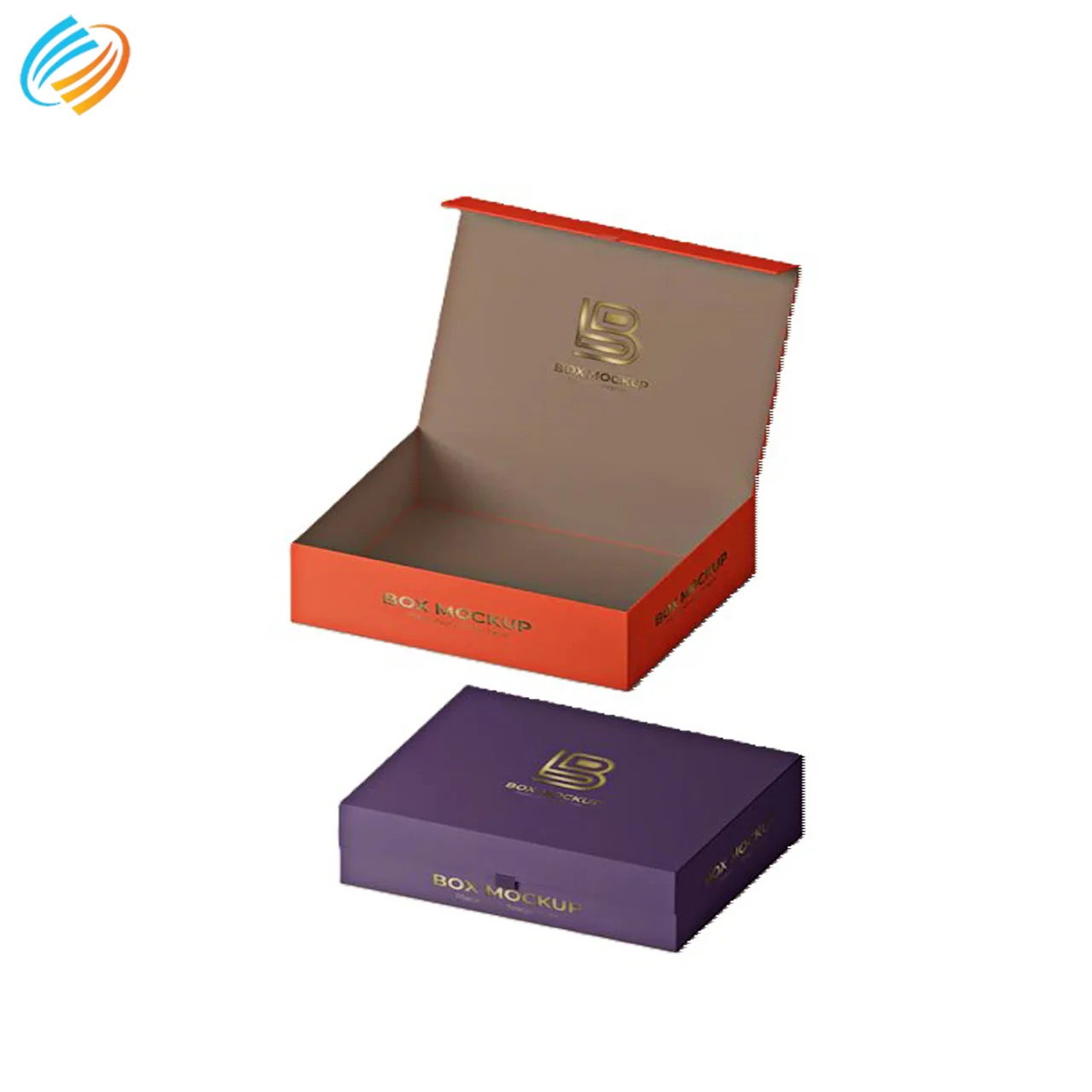 Eco Friendly Flip Heart Shape Drawer Paper Material Jewelry Handmade Packaging Box