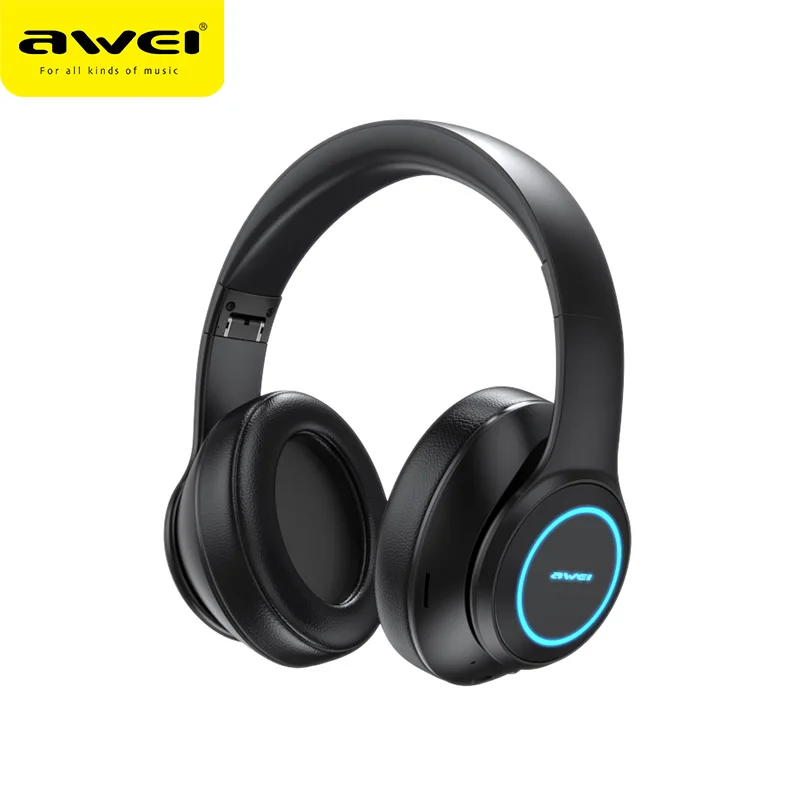Best Selling A200BL Wireless Headphones Over Ear Stereo Hi-fi Bass Headset With Microphone Gaming Sports