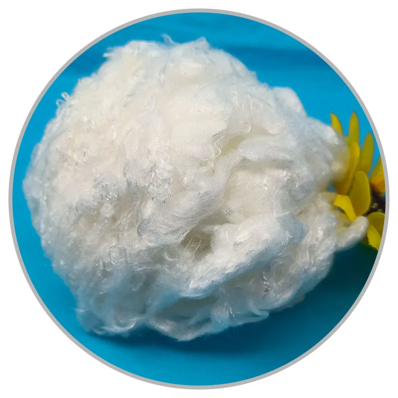 Органическое бамбуковое штапельное волокно 1 4d 38 мм для спиннинга и нетканого