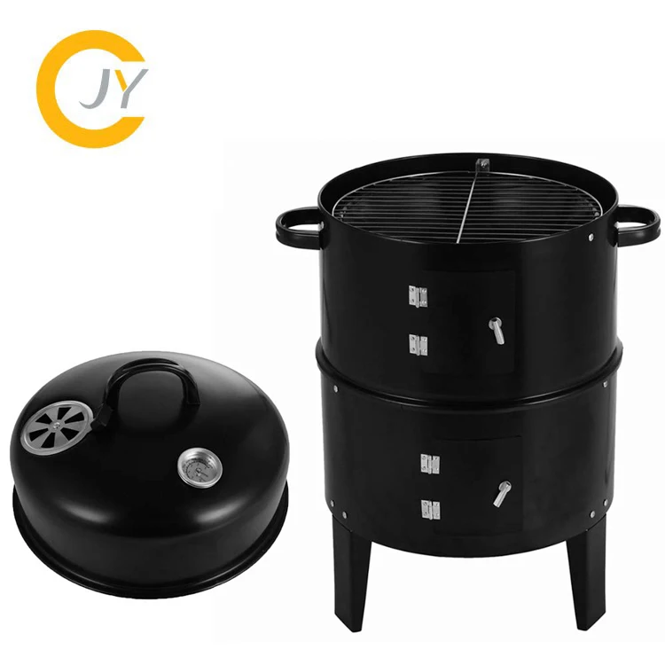 3 in 1 Smoker Charcoal BBQ Grill BBQ Barbeque Grill