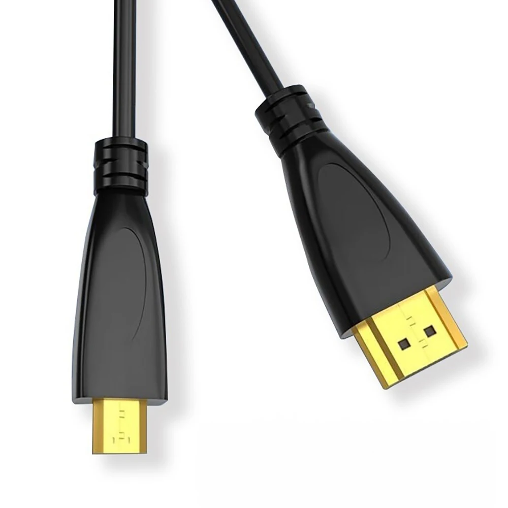 High compatibility 4K HDTV extension cord micro HDMI to HDMI data cable for projector