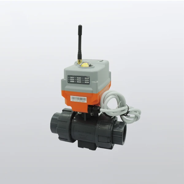 DN25 AC220 wifi type YDKL plastic mini electric actuator ball valve