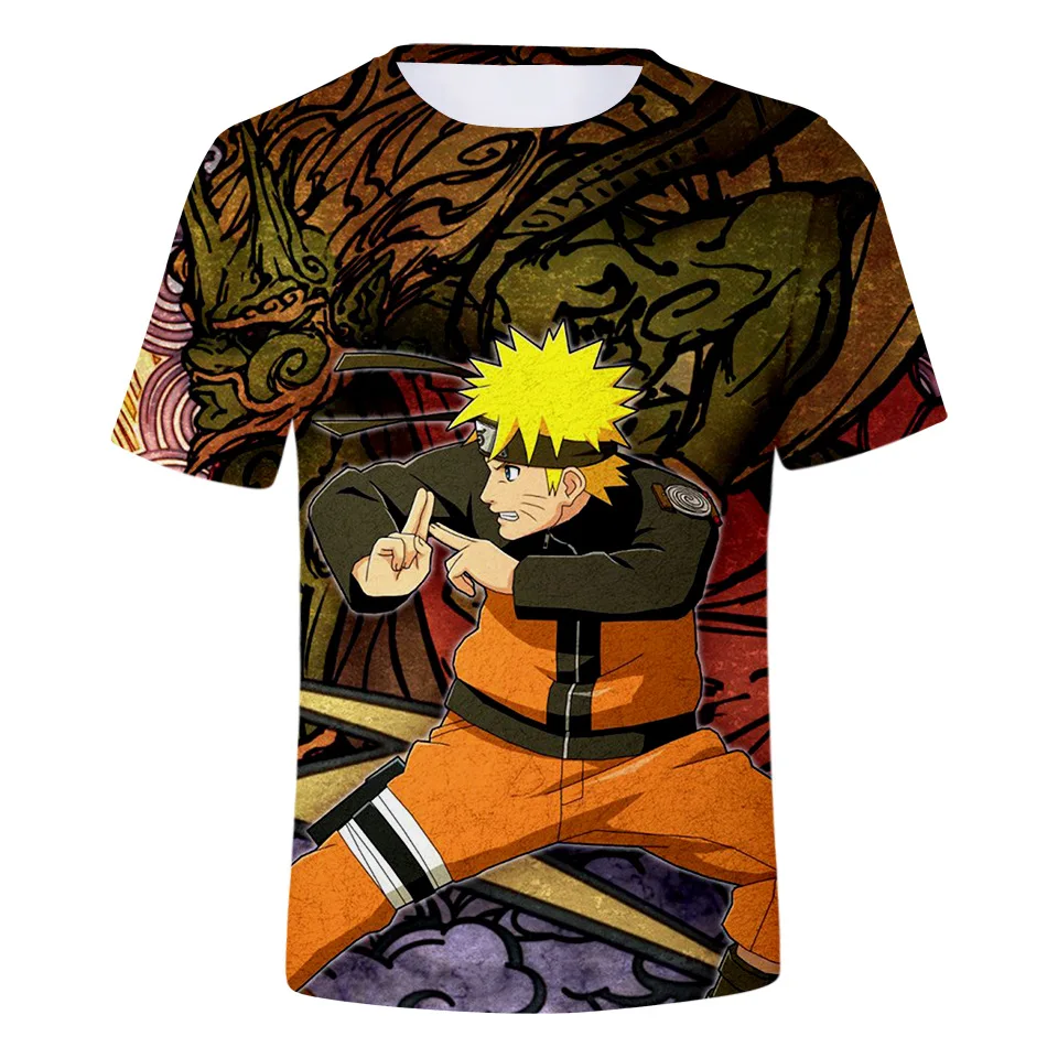 Wholesale New Design Japanese Anime Printed T Shirt 3d Digital Sublimation Printed T-shirt Plus Size 3d Shirts