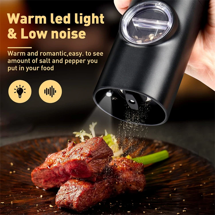 High-end New develop USB Rechargeable Salt Pepper Electric Grinder