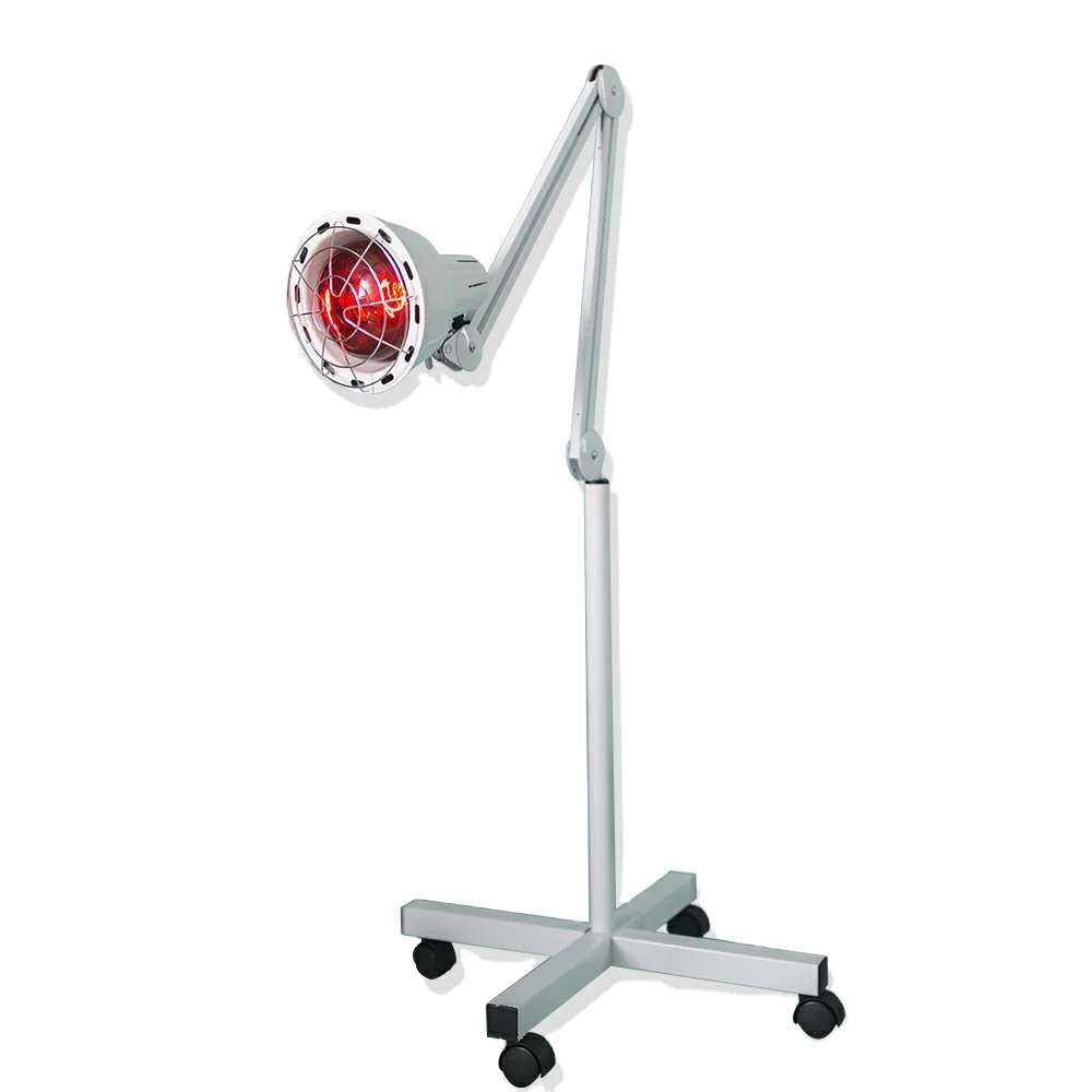 
Beauty Treatment Dimmable Heat with Stand Infrared Heat Lamp Medical 275W Thermotherapy Pain Relief IR Heating Floor Lamp 