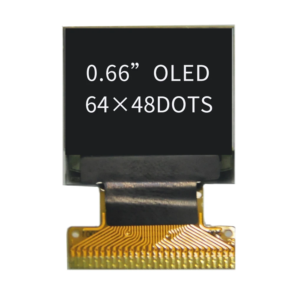 OEM 0.66 Inch OLED Display 64x48 OLED Screen White Color I2C 0.66 Inch 64x48 OLED Display Module