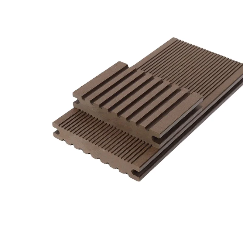 New Design Wood Plastic Composite co-extrusion Decking WPC Flooring Outdoor for Garden Swimming Pool WPC Decking Boards