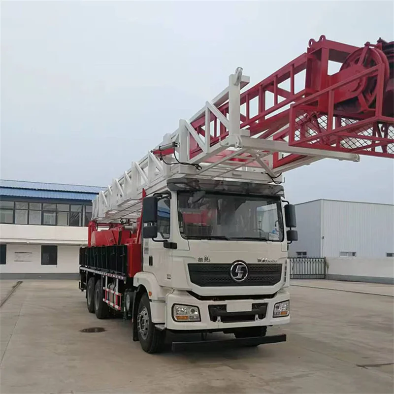 XJ550 Mobile Oil Drilling Rig Truck Mount Workover Rig Machine Oilfield Equipment