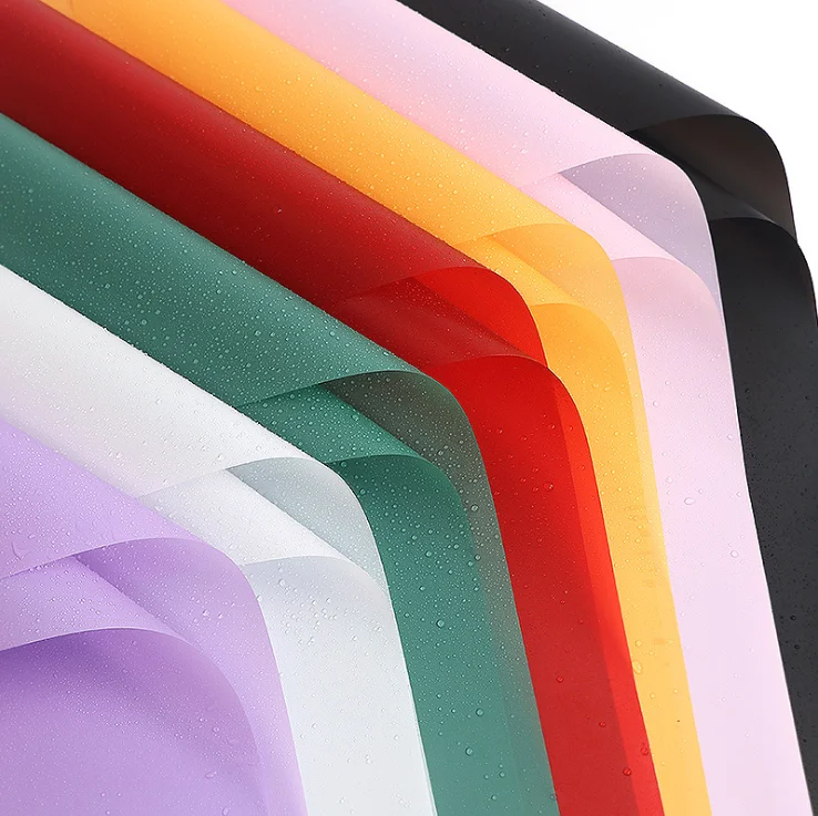 Popular 100%Waterproof Flower Bouquet Packaging Matte Flower Paper