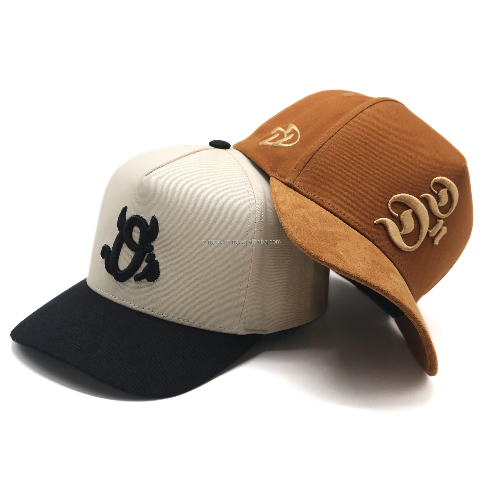 high quality cotton baseball hat  curved brim with custom 3D embroidery logo cross the hat