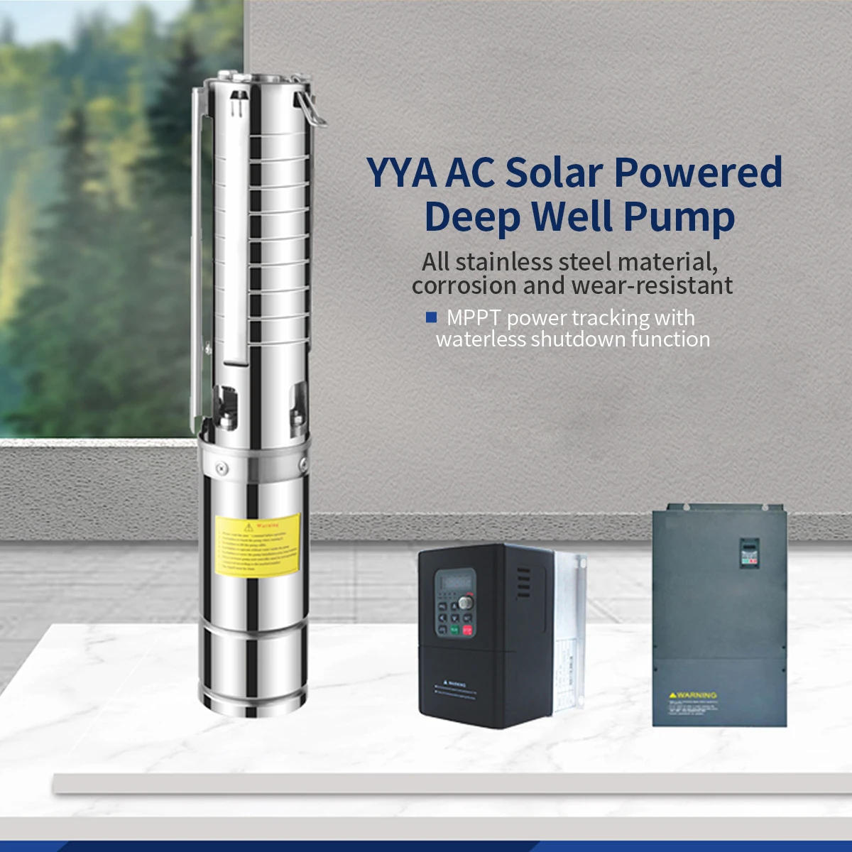New Innovations Good Price 750W Solar Borehole Deep Well Submersible Water Pump