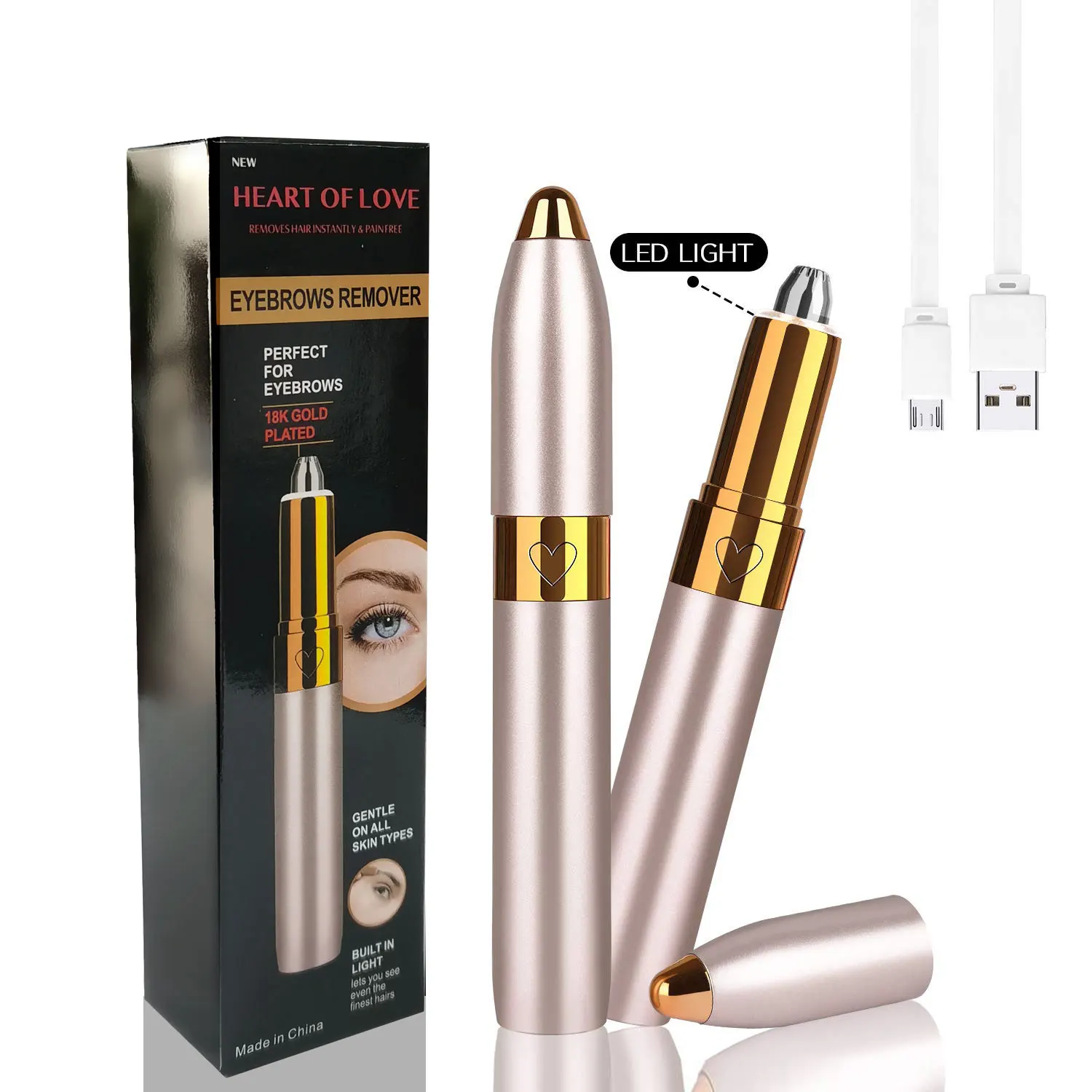 Hair Remover Tool Mini Electric Hair Remover Painless Safety Body Facial Neck Leg Epilator Electric Lady Women Eyebrow Shaver