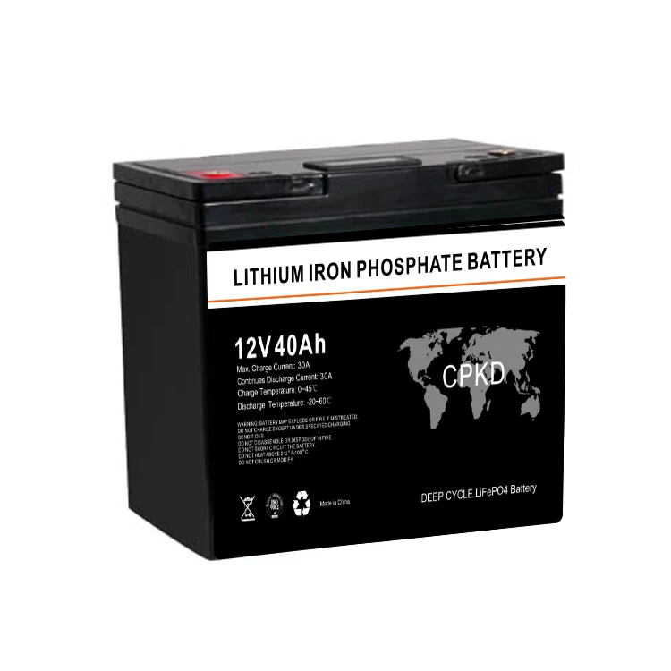 LiFePO4 Battery Lithium iron Phosphate Lithium ion Battery 12V 40Ah for RV Golf Cart Yacht Marine Backup Solar